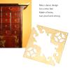 10-Piece Brass Flat Corner Protectors for Boxes and Books view 4