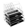 GC GLOBALCOMMERCE Makeup Organizer with 3 Drawers and 15 Compartments view 1