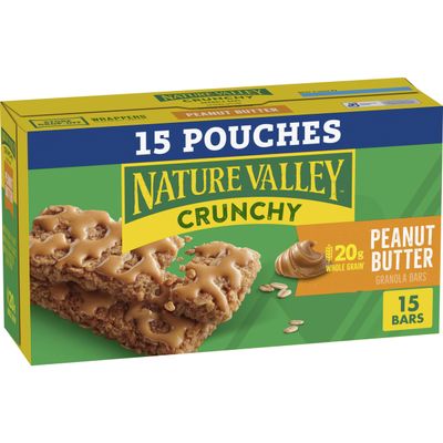 Nature Valley Crunchy Granola Bars, Peanut Butter, 30 ct, 633.61 g