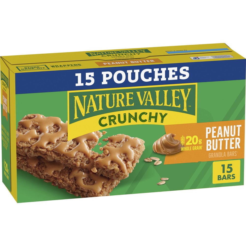 Nature Valley Crunchy Granola Bars, Peanut Butter, 30 ct, 633.61 g