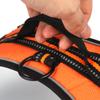 Ruilogod Soft Adjustable Dog Vest Harness, Padded with Handle, Reflective, Comfortable, Orange, XL view 3