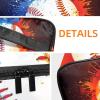 Baseball Makeup Bag, Portable Travel Cosmetic Case view 3