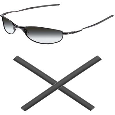 Mryok Replacement Ear Socks for Oakley Tightrope OO4040 Sunglasses, Gray, One Size