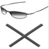 Mryok Replacement Ear Socks for Oakley Tightrope OO4040 Sunglasses, Gray, One Size view 1