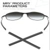 Mryok Replacement Ear Socks for Oakley Tightrope OO4040 Sunglasses, Gray, One Size view 2