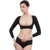 TUHFG Posture Corrector Back and Chest Brace, Long Sleeve, Black, XL view 2