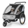 Tiggo VS 2-in-1 Bike Trailer and Stroller, Jogger Set 50202 (Gray) view 1