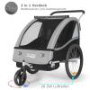 Tiggo VS 2-in-1 Bike Trailer and Stroller, Jogger Set 50202 (Gray) view 2