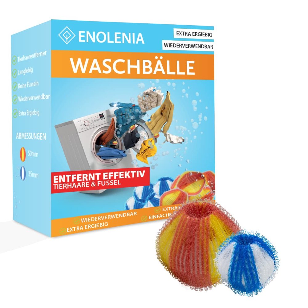 Enolenia 6-Pack Pet Hair Remover Balls