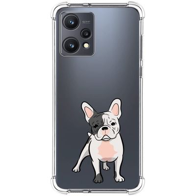 Shock-Absorbing Silicone Case for Realme 9 5G, Dogs 06 Design
