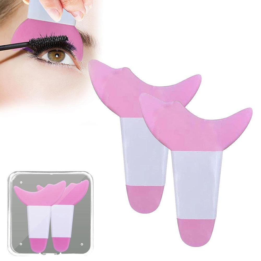 CeFurisy Makeup Eyelash Shield Applicator Guide, 2 Pieces, for Upper and Lower Lashes