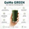 GoMo GREEN | All-in-One Daily Vitality Drink with Spirulina from Austria | Supports Performance & Concentration | Daily Greens Energy Made in Germany | 30 Servings view 2