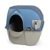 Omega Paw Premium Roll 'n Clean Self-Cleaning Cat Litter Box, Large, Pearl Blue (PR-RA20-1) view 2