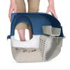 Omega Paw Premium Roll 'n Clean Self-Cleaning Cat Litter Box, Large, Pearl Blue (PR-RA20-1) view 4