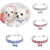 LtuzPet Adjustable Rhinestone Pet Collar with Crystal Bone Pendant view 2