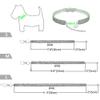 LtuzPet Adjustable Rhinestone Pet Collar with Crystal Bone Pendant view 4