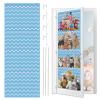 Fumupe Hanging Organizer with 4 Pockets for Stuffed Toys, Blue view 1