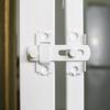 FJYDBTWJ Extra-Large Long Pet Gate for Dogs and Cats, Baby Gate for Doors, Stairs and Hallways, White Metal Indoor Safety Gate, 120 cm Wide, for Stair Balusters 111–115 cm view 2
