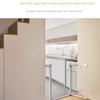 Extra-Wide White Metal Baby Safety Gate, Pressure-Mounted, 76 cm High view 4