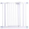 FJYDBTWJ Pet and Child Safety Gate, Pressure-Mounted, 76 cm High, 175–196 cm Wide, White view 1