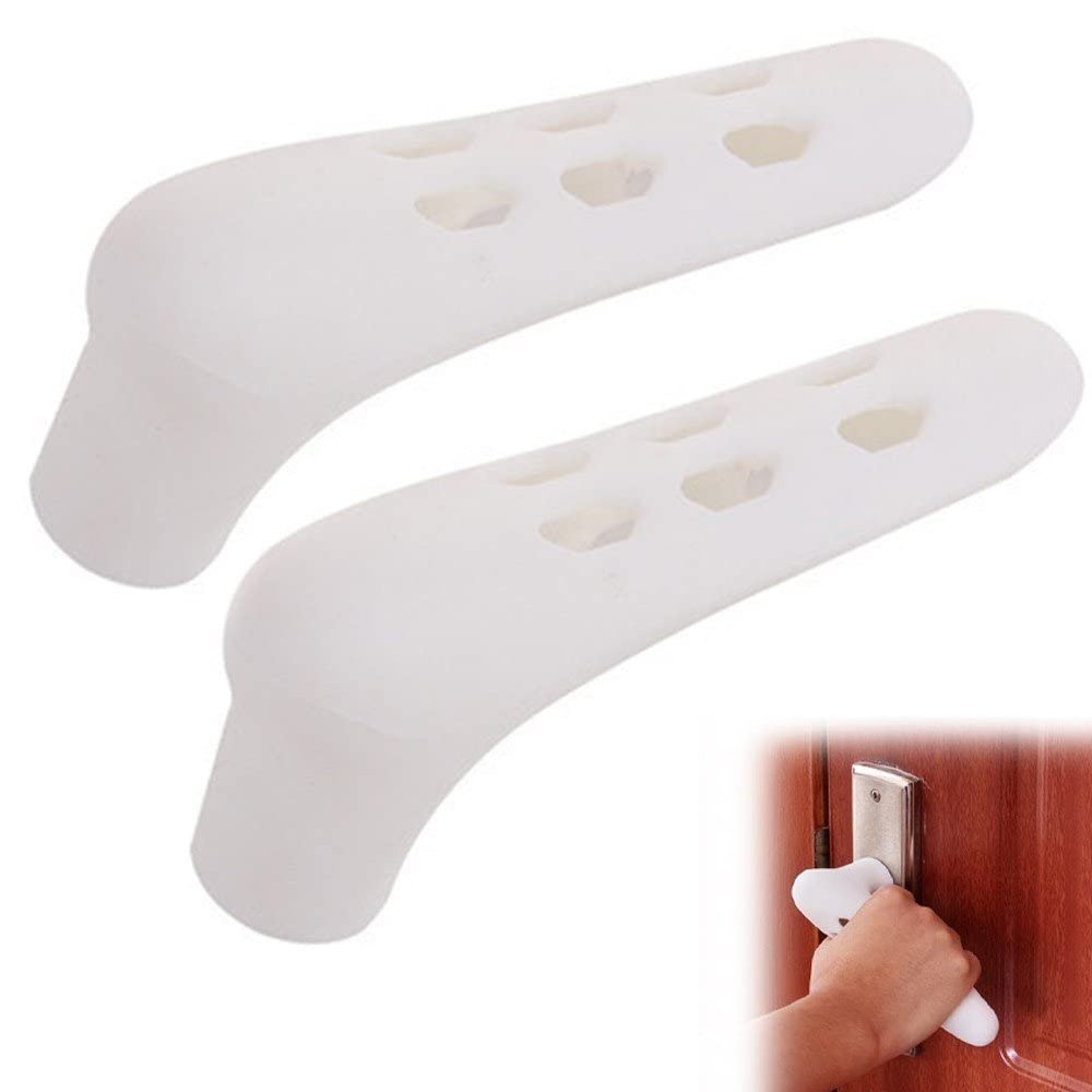 Danlai Door Knob Covers, 2-Pack, Soft Silicone Baby Safety Guards
