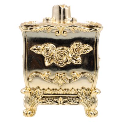 FOMIYES Vintage Cosmetic Cotton Pad Holder with Lid