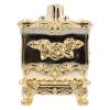 FOMIYES Vintage Cosmetic Cotton Pad Holder with Lid view 1