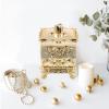FOMIYES Vintage Cosmetic Cotton Pad Holder with Lid view 3