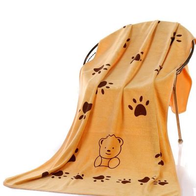LSOAARRT Pet Microfiber Towel 140x70cm (Yellow)