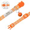 Senristar Personalized Reflective Cat Collars, 2-Pack, Breakaway with ID Tags and Bells view 3