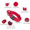 FANSU Adjustable Soft, Comfortable Breathable Nylon Dog Collar, Pink, L view 3