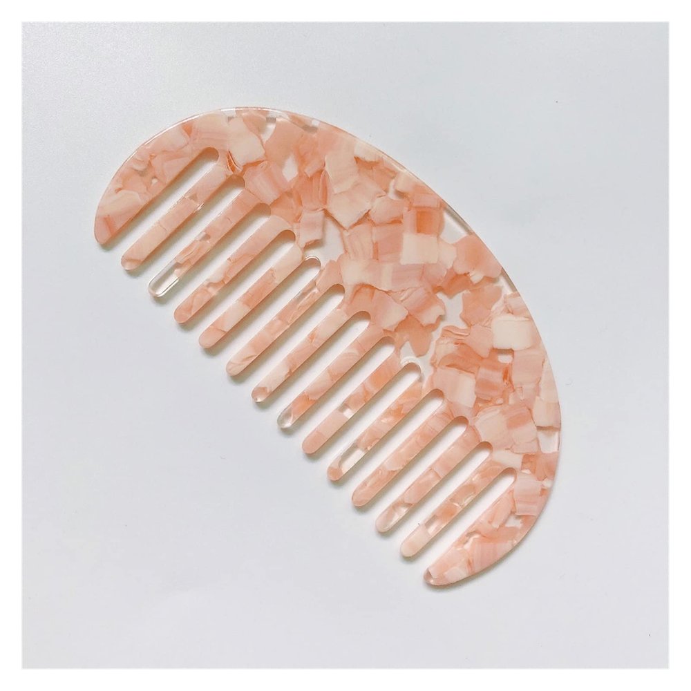WERWER Korean Fashion Acetate Hair Comb, Colorful Hairdressing Comb for Women and Girls (Color: 10)