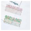 WERWER Korean Fashion Acetate Hair Comb, Color 13 view 4