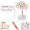 Nupuyai Colorful Gemstone Tree with Clear Quartz Druze Base view 2