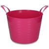 Vplast Horse Accessory V-Trug Flexi Bucket, Pink, 40 L view 1