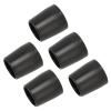 5-Pack Cane Tips, Non-Slip Rubber Replacement Tips for Walking Canes and Rollators, Fits Folding Tubes, Durable, 19 mm/22 mm Diameter view 1