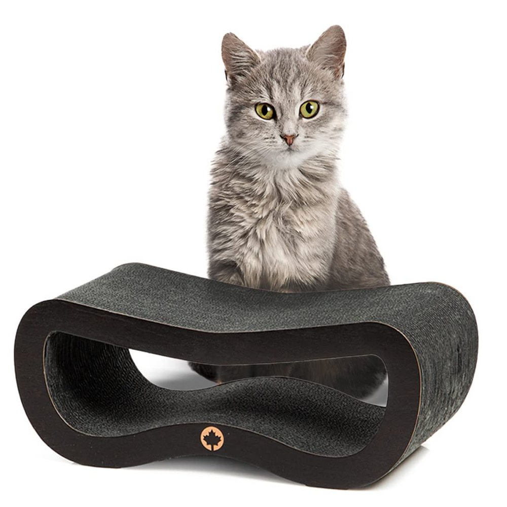 CanadianCat Company | Orbit SMALL Scratching Board | Black Edition