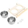 Stainless Steel Parrot Feeding Bowl view 1