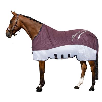 Imperial Riding IRH Super-Dry 2-in-1 Rain & Fly Sheet, No Neck Cover, Bordeaux, 155