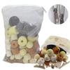 Mei Ting Aquarium Filter Media, 12-in-1 Bio Balls & Ceramic Rings, 500 g, 2 Mesh Bags view 2