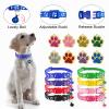 Uiopa Personalized Cat Collar with Name and Bell (Yellow, 1 Pack) view 3