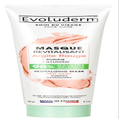Evoluderm Revitalizing Red Clay Mask, 150 mL