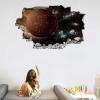 3D Planet Wall Sticker with Wall-Breakthrough Effect view 1