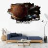 3D Planet Wall Sticker with Wall-Breakthrough Effect view 4