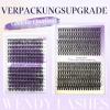 WENDY LASHES 30D/40D C Curl Cluster Lash Extensions, 240 Pieces view 2