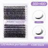 WENDY LASHES 30D/40D C Curl Cluster Lash Extensions, 240 Pieces view 3
