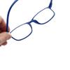 PROFLEX BluOptix Blue Light Filter Reading Glasses, Lightweight, Flexible, Scratch-Resistant, Unisex, Blue, +3.0 view 3