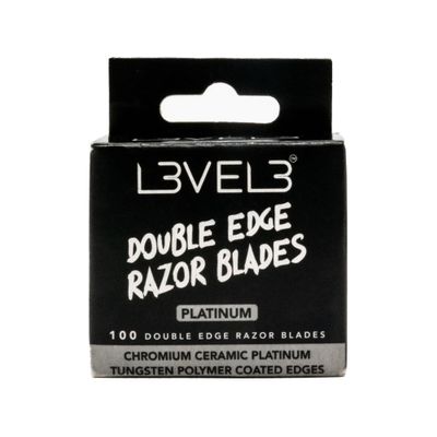 L3VEL3 Double-Edged Razor Blades, 100 Count