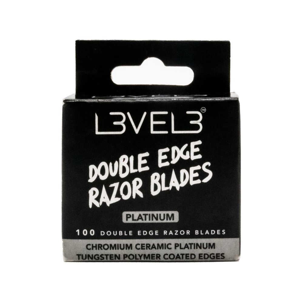 L3VEL3 Double-Edged Razor Blades, 100 Count