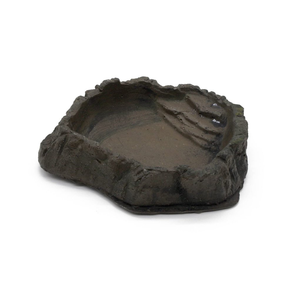 ZooPaul Brown Reptile Terrarium Dish, Large, Approx. 17 x 15 x 4 cm